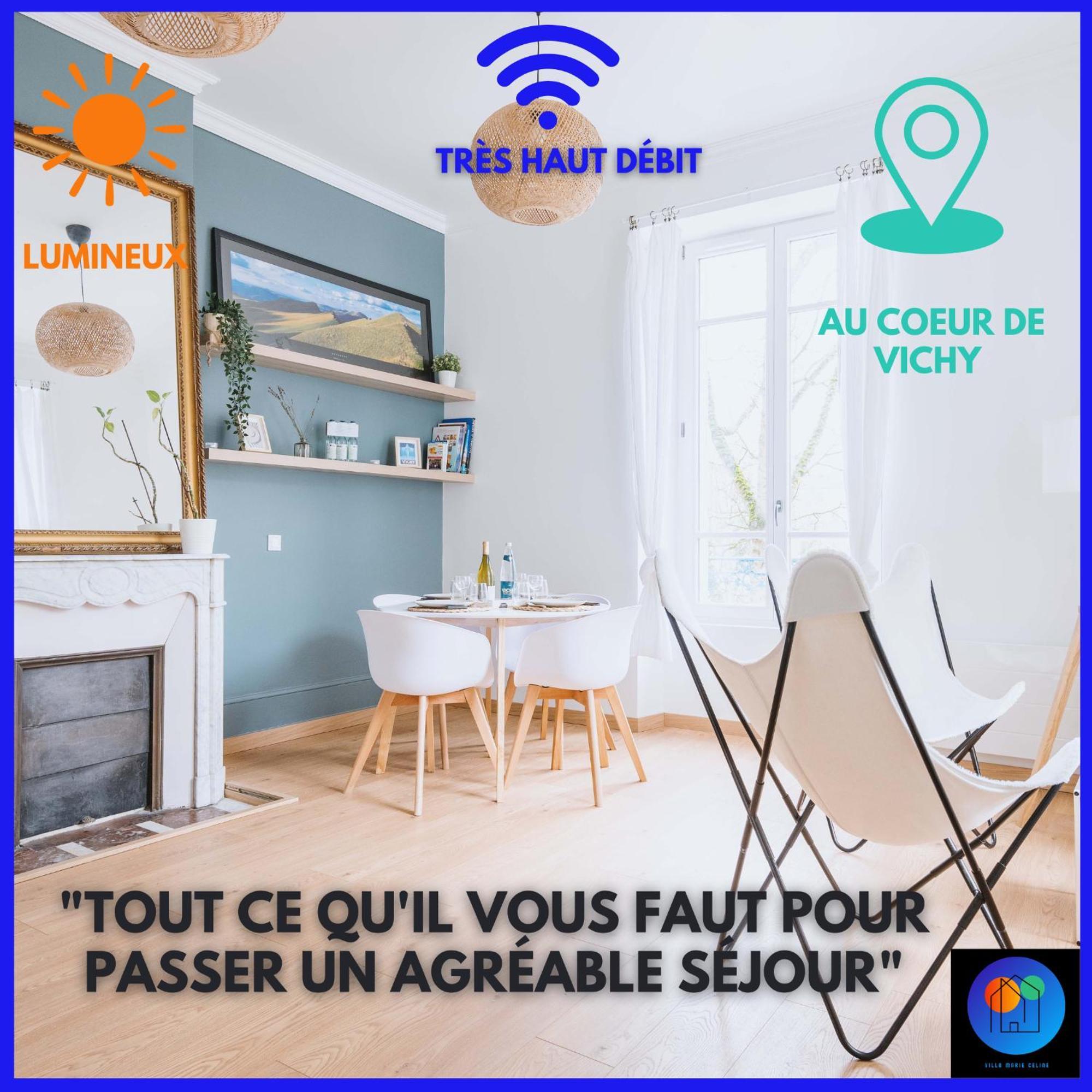F2 Un Dimanche A Vichy Villa Marie Celine 外观 照片